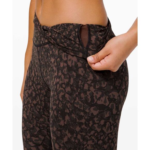 Lululemon Wunder Under High-Rise Tight 28" Wild Thing Camo Brown Earth Multi 2 - Picture 5 of 12